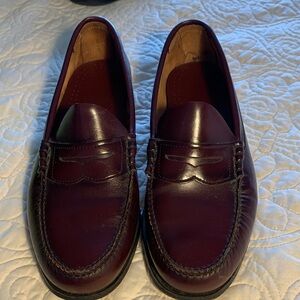 Dexter Men's Wine Leather Penny Loafers
